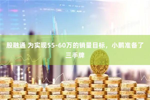 股融通 为实现55-60万的销量目标，小鹏准备了三手牌